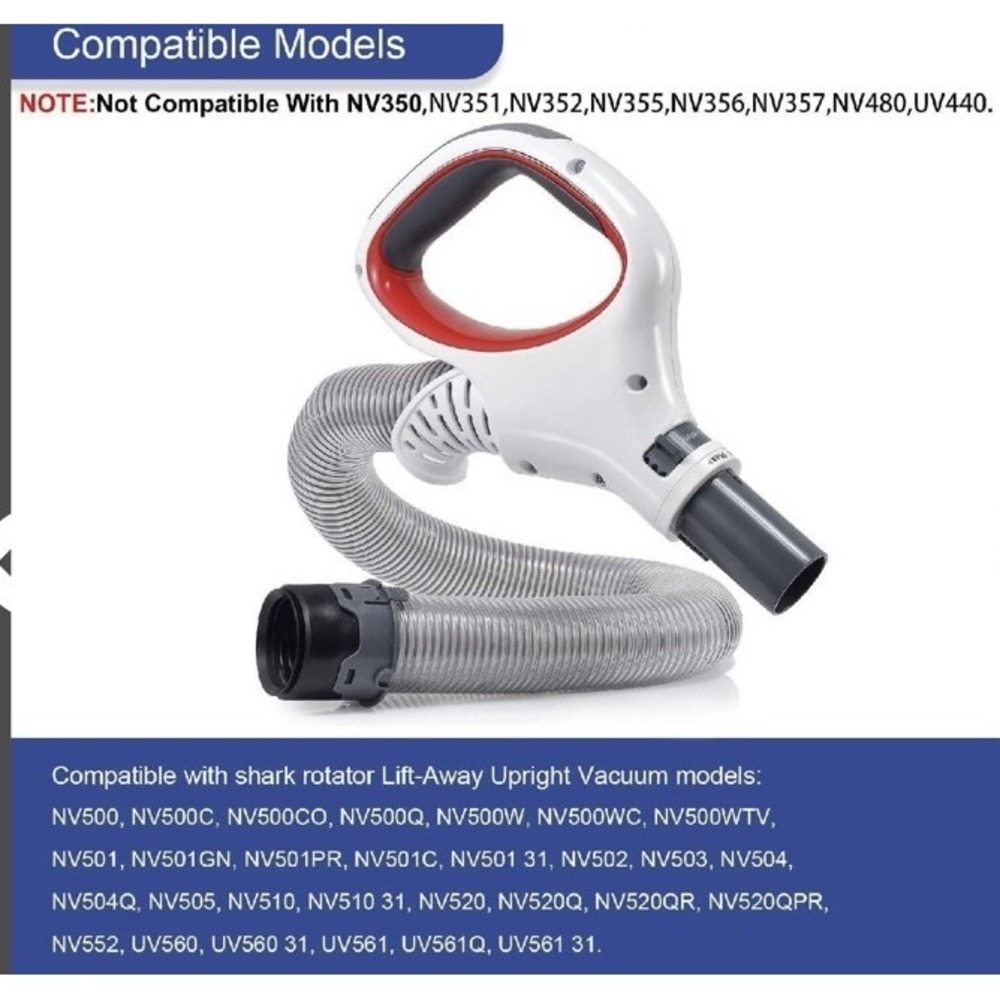 Shark Rotator NV500 NV501 Replacement Hose Handle 1245FC500 Lift-Away Red